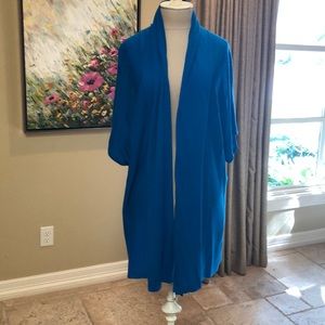 Turquoise half sleeved sweater